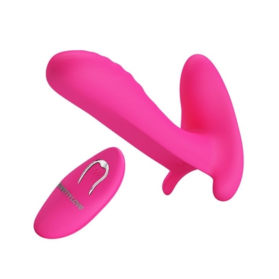 Розовый мультифункциональный вибратор Remote Control Massager - фото, цены