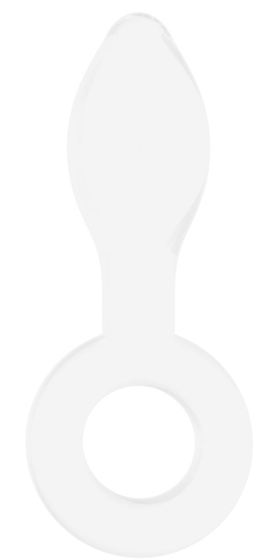 Белая анальная пробка Plugger - 11,9 см. - фото, цены