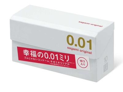 Супер тонкие презервативы Sagami Original 0.01 - 10 шт. - фото, цены