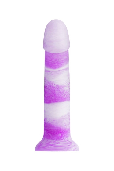 Фиолетовый фаллоимитатор Neil - 18 см. - фото, цены