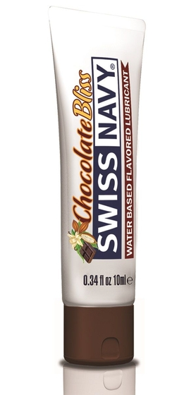Лубрикант с ароматом шоколада Swiss Navy Chocolate Bliss Lube - 10 мл. - фото, цены
