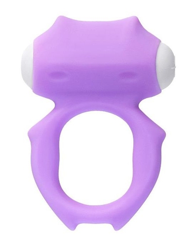 Фиолетовое виброкольцо на пенис Zort - фото, цены