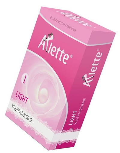 Ультратонкие презервативы Arlette Light - 6 шт. - фото, цены