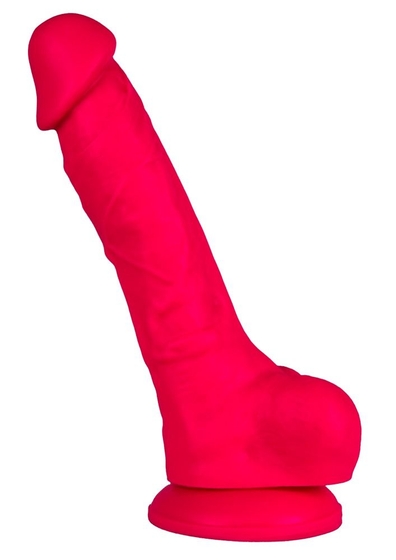 Розовый фаллоимитатор-реалистик Adam S - 18,5 см. - фото, цены
