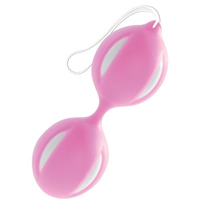 Розово-белые вагинальные шарики - фото, цены