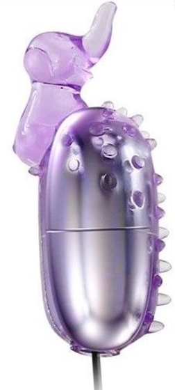 Фиолетовое виброяйцо Elephant - фото, цены