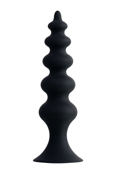 Черная анальная ёлочка Indi - 11,5 см. - фото, цены