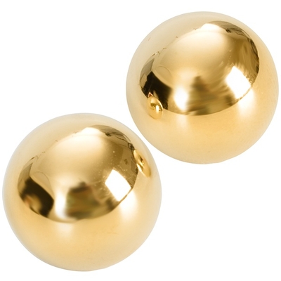 Подарочные вагинальные шарики под золото Ben Wa Balls - фото, цены
