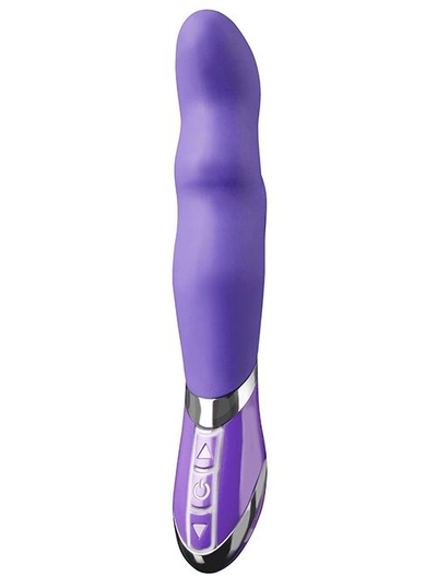 Фиолетовый перезаряжаемый вибратор Optimal G 7.5inch Rechargeable Vibrator - 19 см. - фото, цены