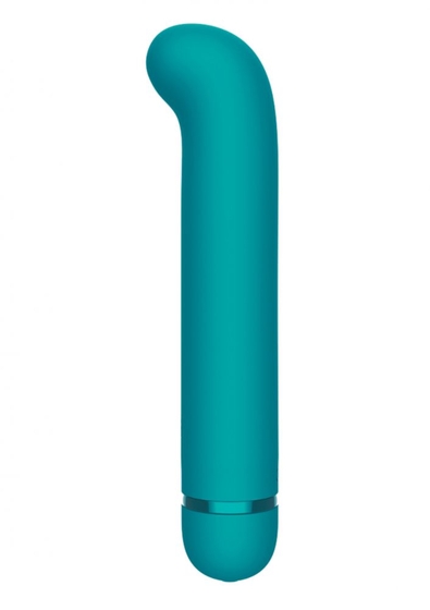 Бирюзовый перезаряжаемый вибратор Flamie - 18,5 см. - фото, цены