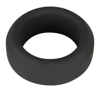Черное эрекционное силиконовое кольцо Penisring - фото, цены
