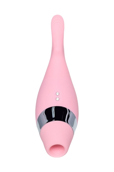 Розовый многофункциональный стимулятор Dahlia - 14 см. - фото, цены