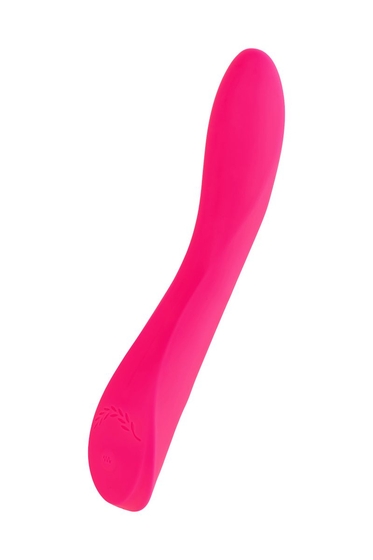 Розовый нереалистичный вибратор Jos Twig - 20,5 см. - фото, цены