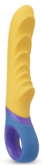 Желтый вибромассажер Tone G-Spot Vibrator - 23 см. - фото, цены