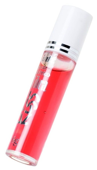 Блеск для губ Gloss Vibe Strawberry с эффектом вибрации и клубничным ароматом - 6 гр. - фото, цены
