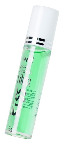 Блеск для губ Gloss Vibe Mint с ароматом мяты и эффектом вибрации - 6 гр. - фото, цены