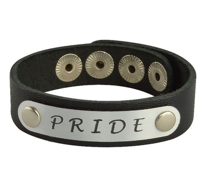 Кожаный браслет Pride - фото, цены