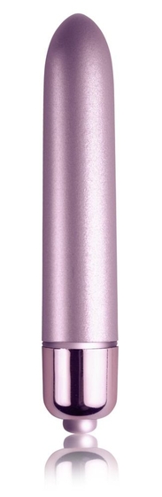 Сиреневый мини-вибратор Touch of Velvet - 10,3 см. - фото, цены