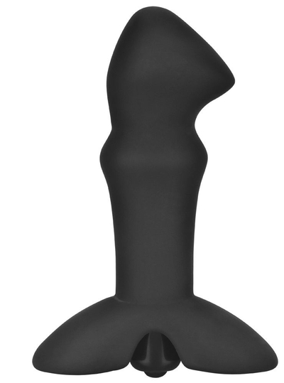Черный вибромассажер простаты Prostate Stud - 11,4 см. - фото, цены