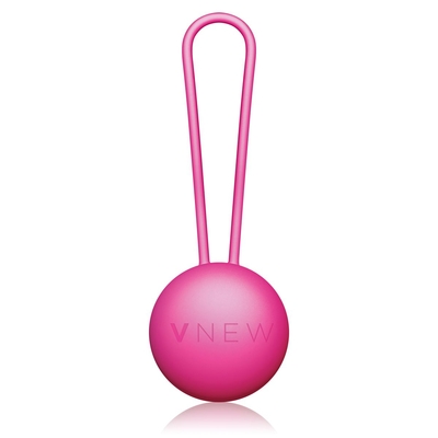 Розовый вагинальный шарик Vnew level 1 - фото, цены