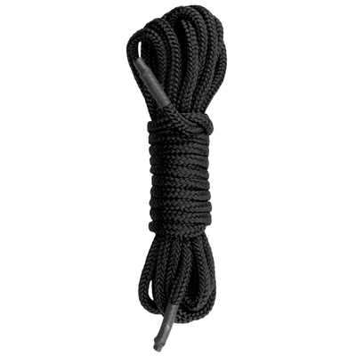 Черная веревка для бондажа Easytoys Bondage Rope - 10 м. - фото, цены