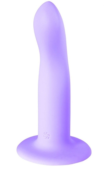 Сиреневый нереалистичный дилдо Stray - 16,6 см. - фото, цены