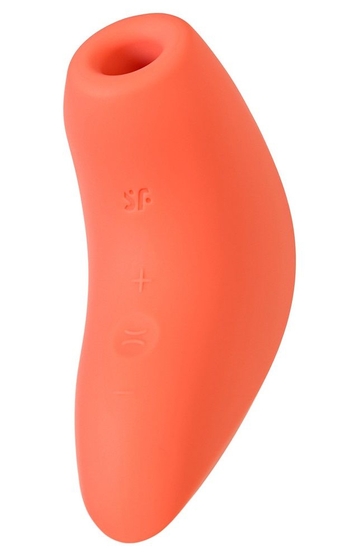 Оранжевый вакуумный стимулятор Magnetic Deep Pulse - фото, цены