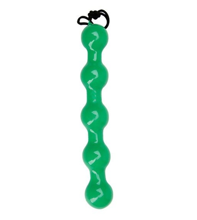 Зелёная анальная цепочка Booty Lime - 24,5 см. - фото, цены