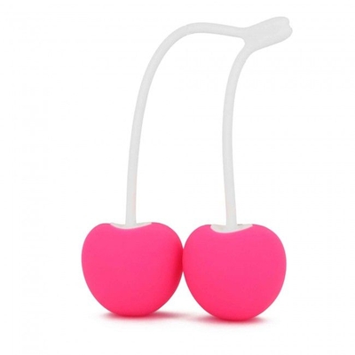 Ярко-розовые вагинальные шарики Cherry Love - фото, цены