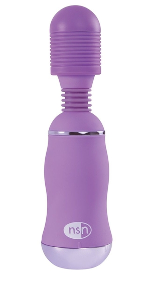 Фиолетовый вибромассажер с усиленной вибрацией BoomBoom Power Wand - фото, цены