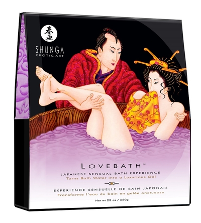 Соль для ванны Lovebath Sensual lotus, превращающая воду в гель - 650 гр. - фото, цены