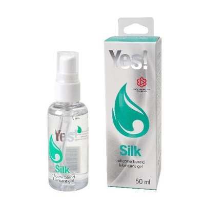 Силиконовая гипоаллергенная вагинальная смазка Yes Silk - 50 мл. - фото, цены