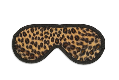 Закрытая маска леопардовой расцветки - фото, цены
