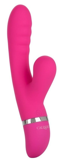 Розовый вибратор-кролик Foreplay Frenzy Pucker с функцией вакуума - фото, цены