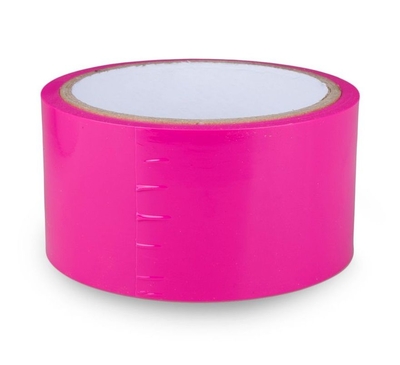 Ярко-розовая лента для бондажа Easytoys Bondage Tape - 20 м. - фото, цены