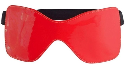 Красная лаковая маска на резиночке - фото, цены