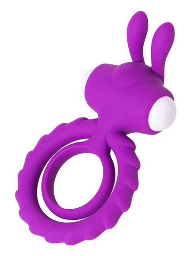 Фиолетовое эрекционное кольцо на пенис Jos Good Bunny - фото, цены