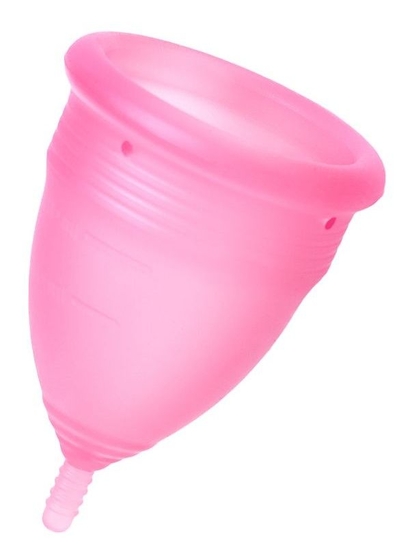 Розовая менструальная чаша - размер S - фото, цены