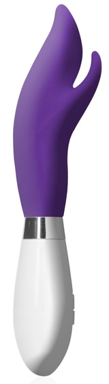 Фиолетовый вибратор-кролик Athos - 22 см. - фото, цены