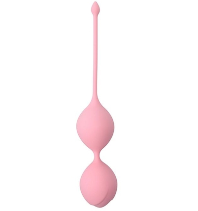 Розовые вагинальные шарики See You In Bloom Duo Balls 29mm - фото, цены