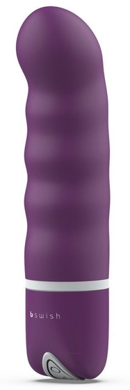 Фиолетовый мини-вибратор Bdesired Deluxe Pearl - 15,3 см. - фото, цены