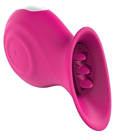 Розовый клиторальный стимулятор Pleasure Snail - фото, цены