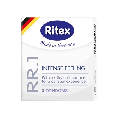 Классические презервативы Ritex Intense Feeling - 3 шт. - фото, цены