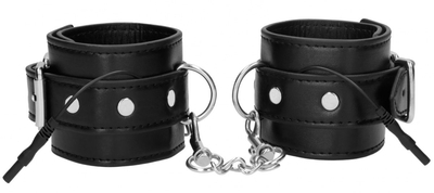 Черные наручники с электростимуляцией Electro Handcuffs - фото, цены
