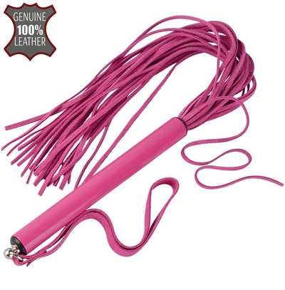 Розовая многохвостая плеть Mix - 47 см. - фото, цены