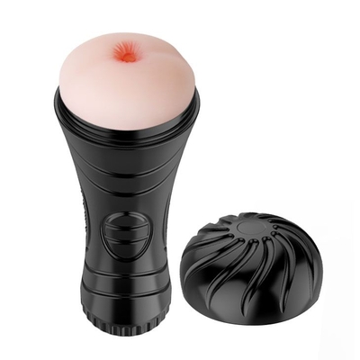 Мастурбатор-анус в колбе с 7 уровнями вибрации и выносным пультом Pink Butt - фото, цены