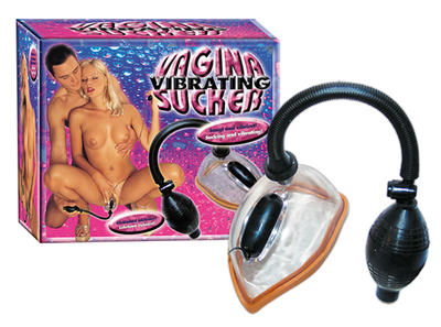 Женская вакуумная помпа с вибрацией Vibrating Vagina Sucker - фото, цены