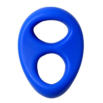 Синее эрекционное кольцо на пенис Rings Liquid Silicone - фото, цены