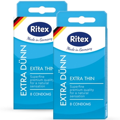 Ультратонкие презервативы Ritex Extra Dunn - 8 шт. - фото, цены
