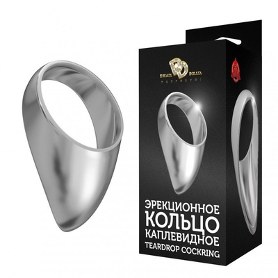 Большое каплевидное эрекционное кольцо Teardrop Cockring - фото, цены